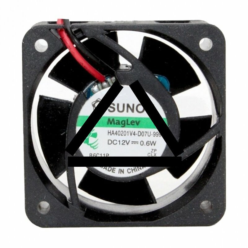 SUNON HA40201V4-D07U-999 DC 12V 0.6W 2 Wires Axial Cooling Fan
