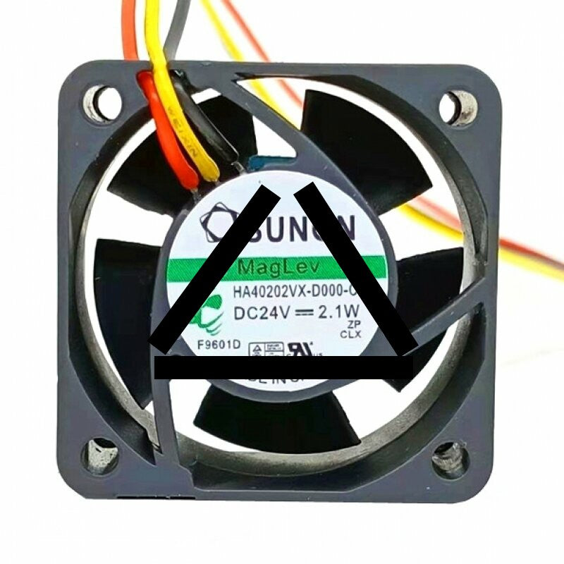 Sunon HA40202VX-D000-C99 DC 24V 2.1W 2 Wires / 3 Wires Axial Cooling Fan