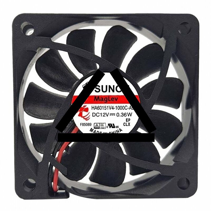 Sunon HA60151V4-1000C-A99 DC 12V 0.36W 2 Wires Axial Cooling Fan