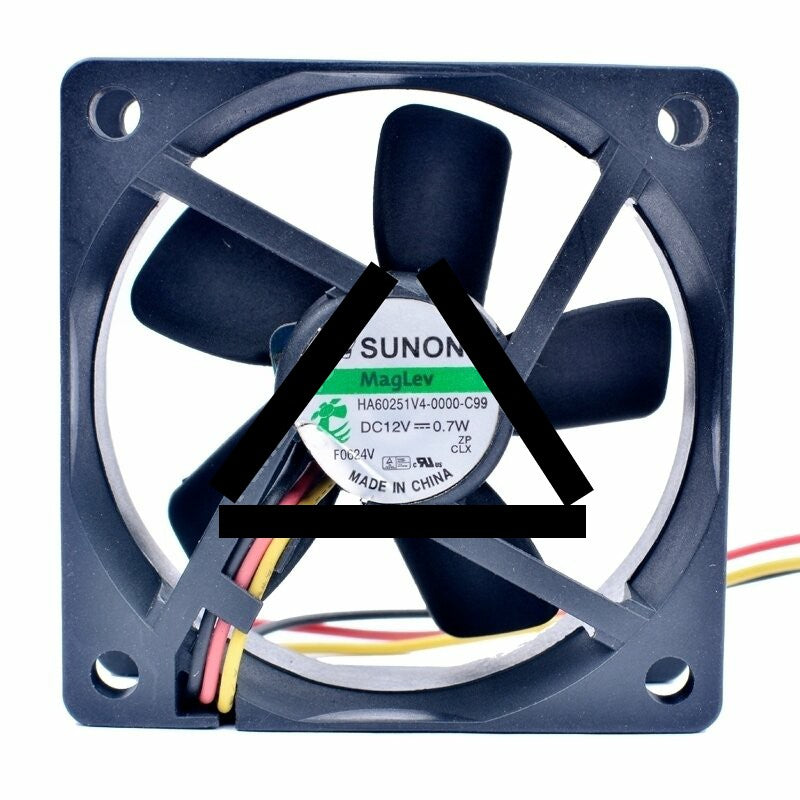 Sunon HA60251V4-0000-C99 DC 12V 0.7W 2 Wires / 3 Wires Axial Cooling Fan