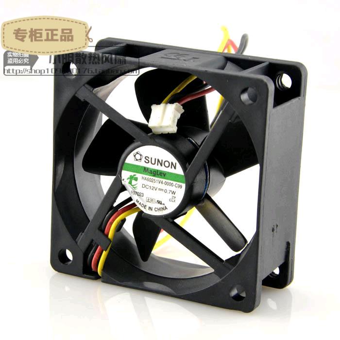 Sunon HA60251V4-0000-C99 DC fan 12V 0.7W Maglev silent fan