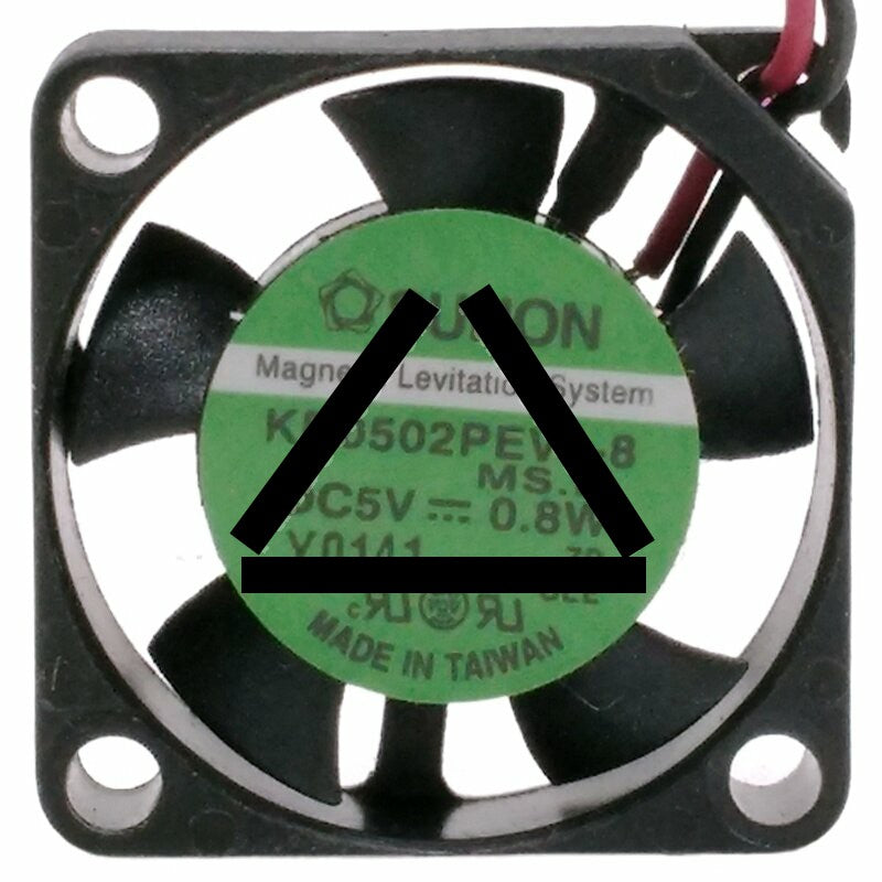 Sunon KD0502PEV1-8 DC 5V 0.8W 2 Wires 2507 Axial Cooling Fan