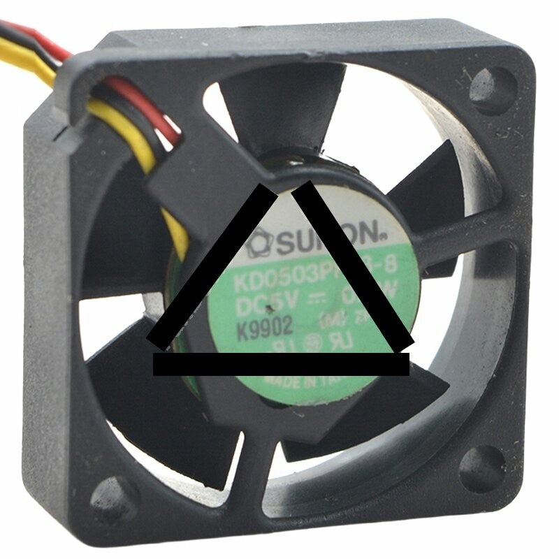 Sunon KD0503PFB3-8 DC 5V 0.3W 3 Wires 3010 Axial Cooling Fan