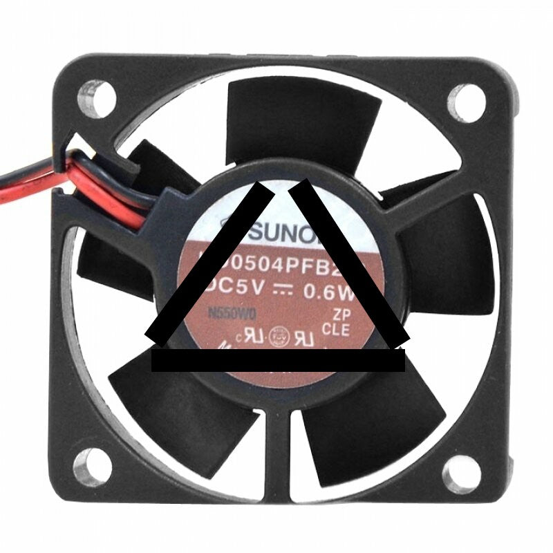 Sunon KD0504PFB2-8 DC 5V 0.6W 2 Wires Axial Cooling Fan