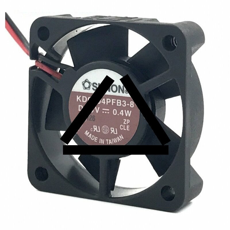 Sunon KD0504PFB3-8 DC 5V 0.4W 2 Wires Axial Cooling Fan