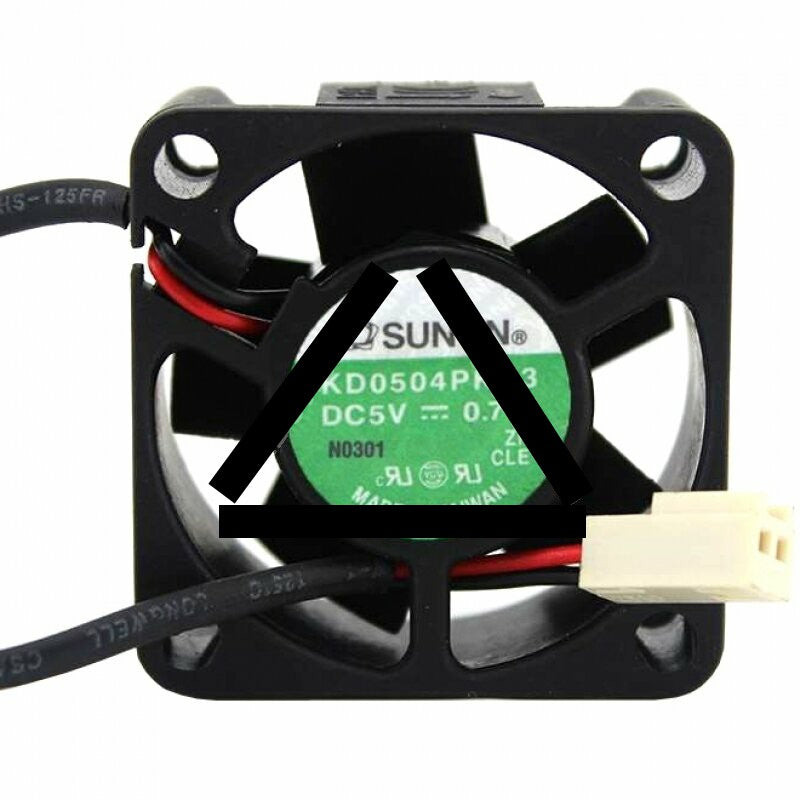Sunon KD0504PKB3 DC 5V 0.7W 2 Wires Axial Cooling Fan