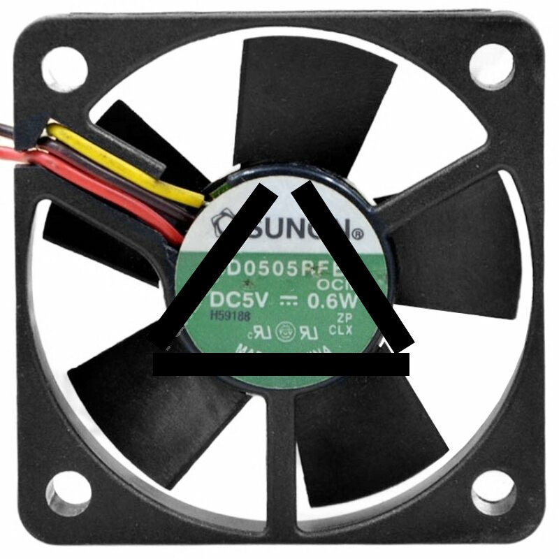 Sunon KD0505PFB3 DC 5V 0.6W 3 Wires 5010 Axial Cooling Fan