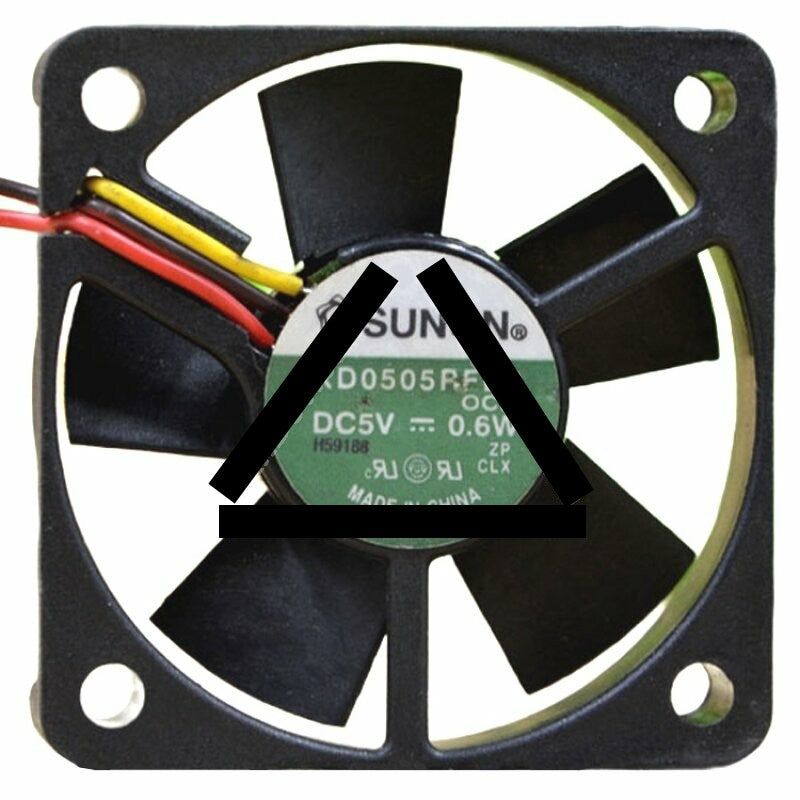 Sunon KD0505RFB3 DC 5V 0.6W 2 Wires / 3 Wires Axial Cooling Fan