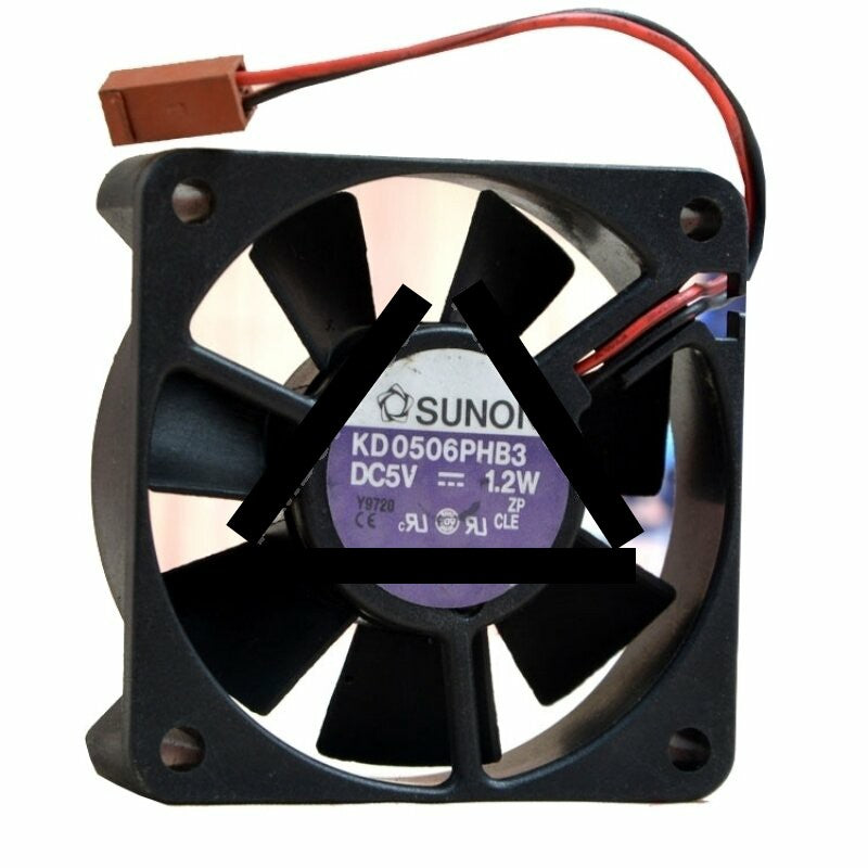 Sunon KD0506PHB3 DC 5V 1.2W 2 Wires Axial Cooling Fan