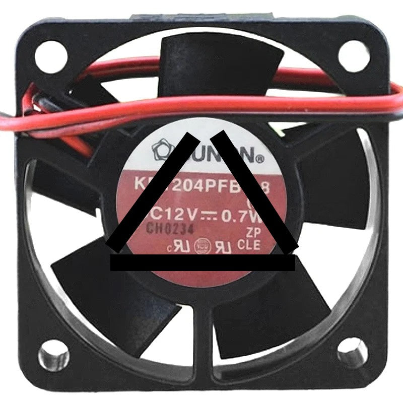 Sunon KD1204PFB1-8 DC 12V 0.7W 2 Wires Axial Cooling Fan