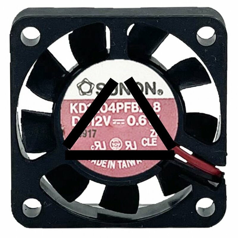 Sunon KD1204PFB2-8 DC 12V 0.6W 2 Wires 4010 Axial Cooling Fan