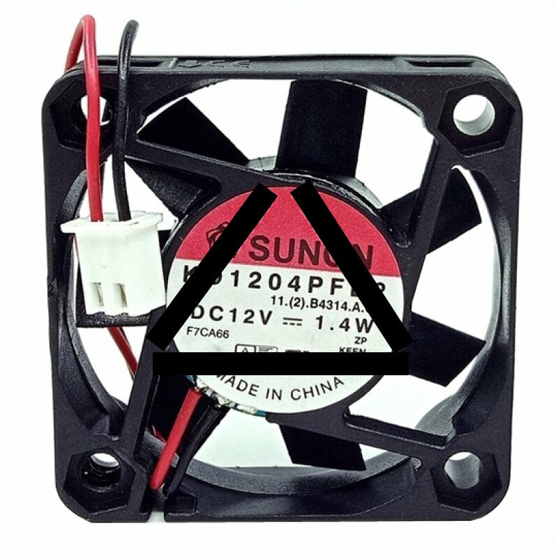 Sunon KD1204PFB2 DC 12V 1.4W 2 Wires / 3 Wires Axial Cooling Fan