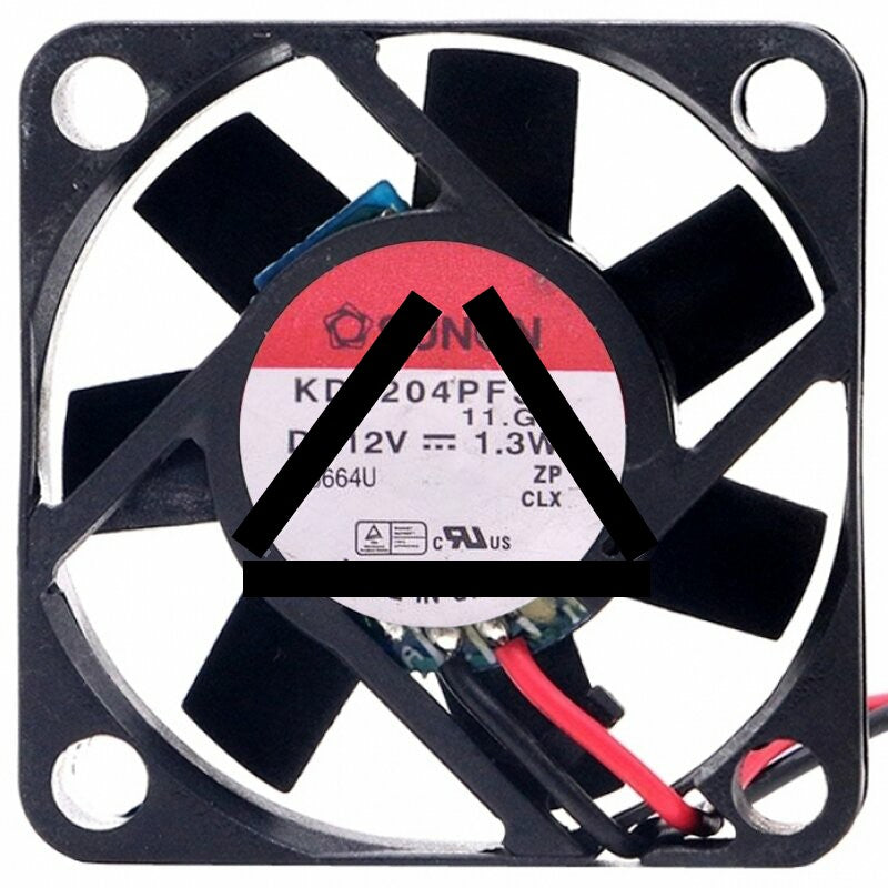 Sunon KD1204PFS1 DC 12V 1.3W 2 / 3 Wires 4010 Axial Cooling Fan