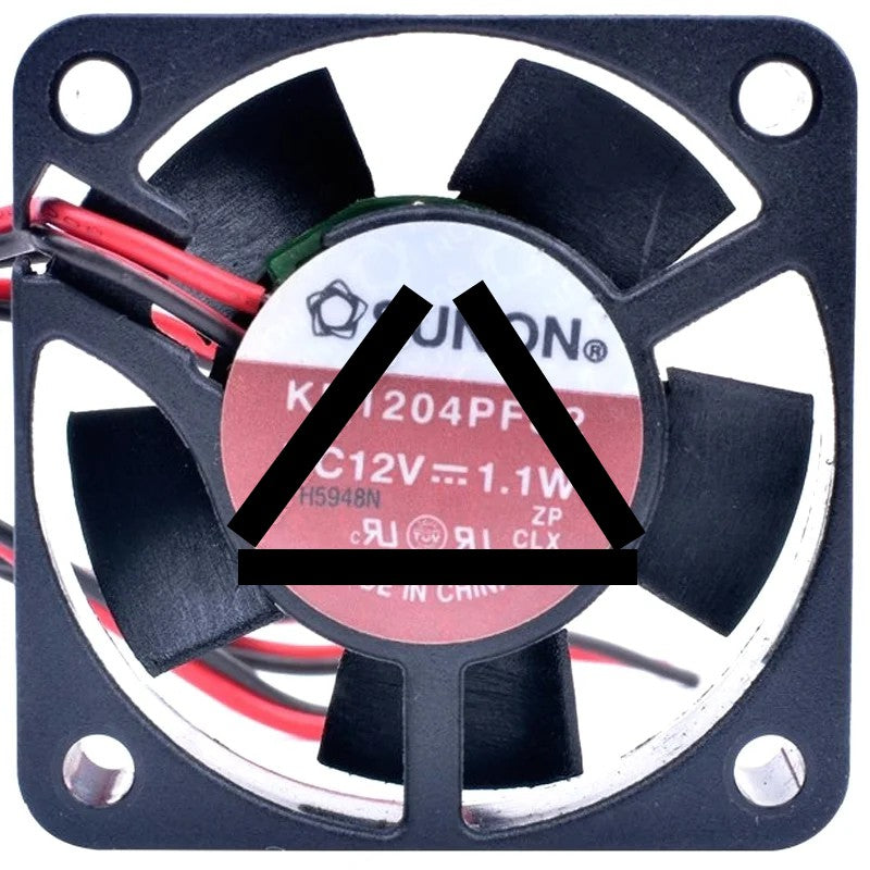 Sunon KD1204PFS2 DC 12V 1.1W 2 Wires Axial Cooling Fan