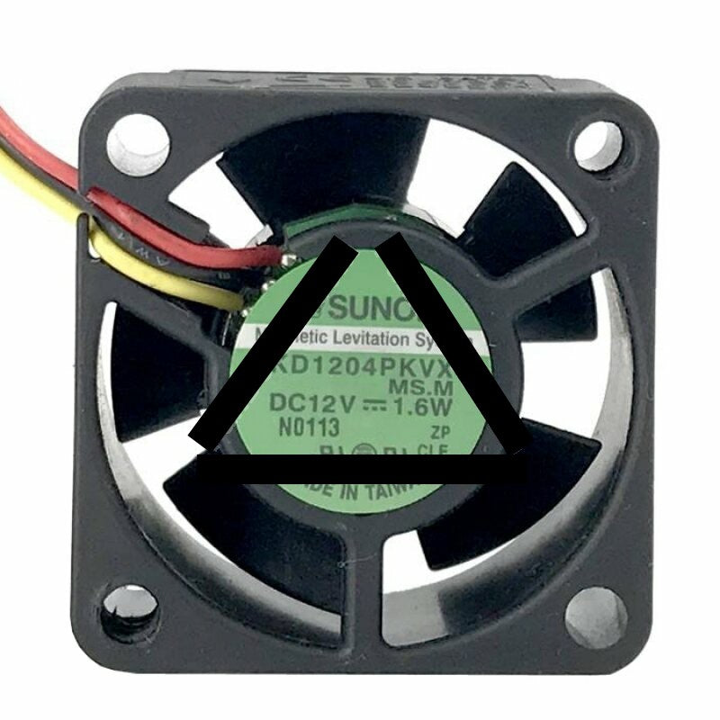 Sunon KD1204PKVX DC 12V 1.6W 2 Wires / 3 Wires Axial Cooling Fan