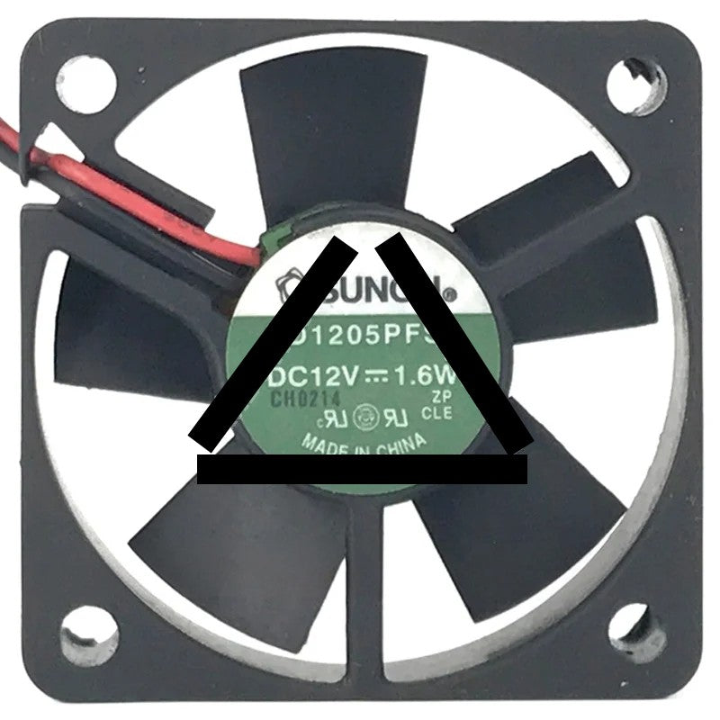 Sunon KD1205PFS1 12V 1.6W 2 Wires Axial Cooling Fan