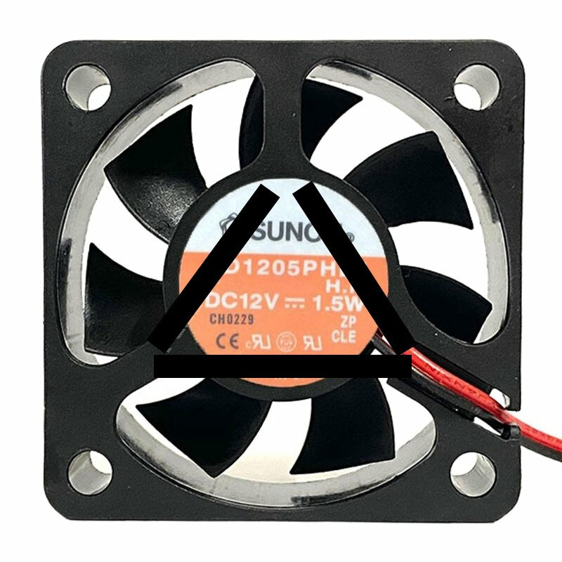 Sunon KD1205PHB1 DC 12V 1.5W 5015 Axial Cooling Fan