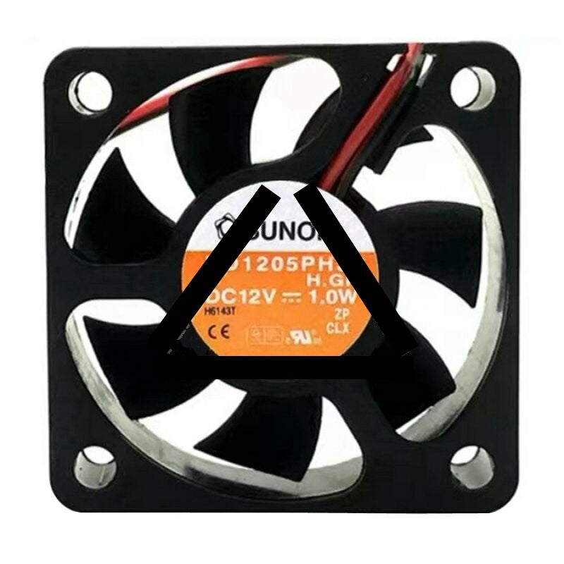 Sunon KD1205PHS2 DC 12V 1.0W 2 Wires / 3 Wires / 4 Wires Axial Cooling Fan
