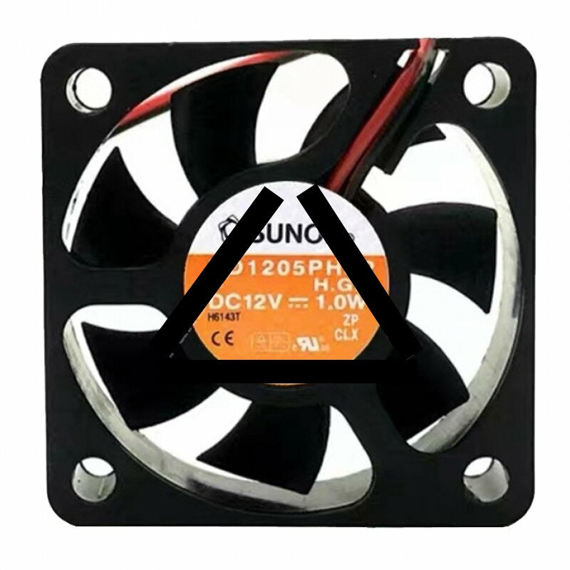 Sunon KD1205PHS2 H.GN DC 12V 1.0W 2 Wires / 3 Wires / 4 Wires Axial Cooling Fan