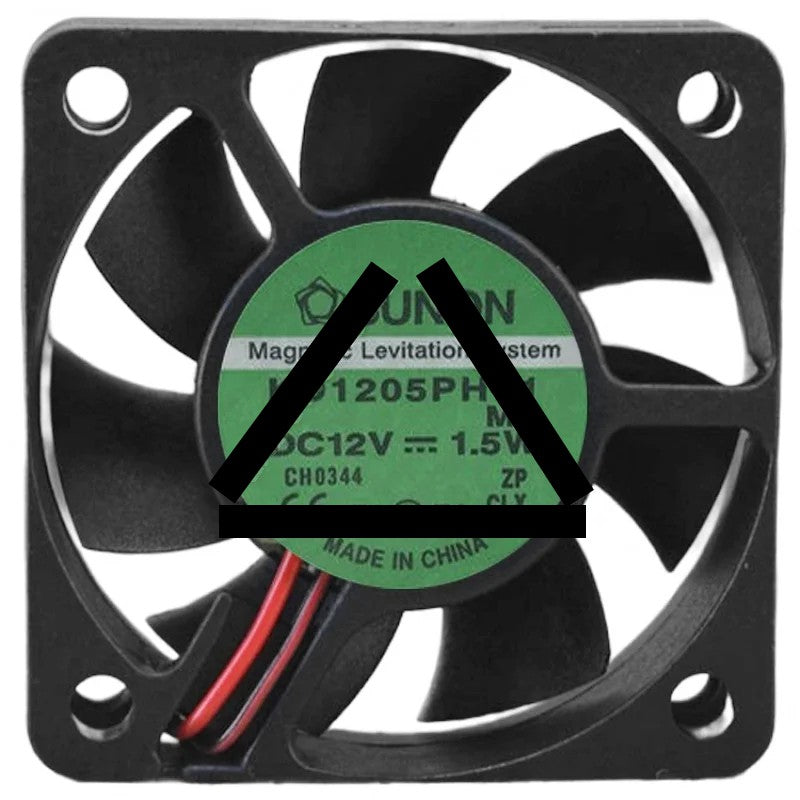 Sunon KD1205PHV1 DC 12V 1.5W 2 Wires Axial Cooling Fan
