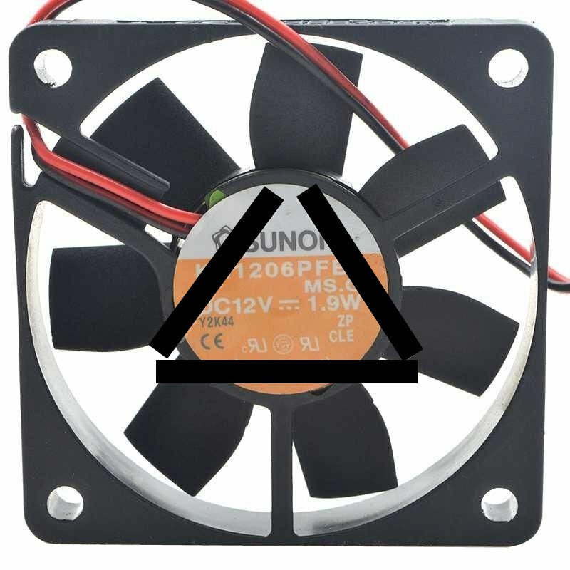 Sunon KD1206PFB1 MS.G DC 12V 1.9W 2 Wires Axial Cooling Fan