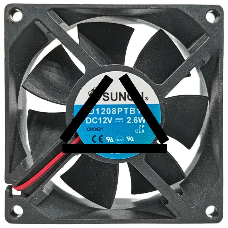 Sunon KD1208PTB1-6 12V 2.6W 8025 Axial Cooling Fan