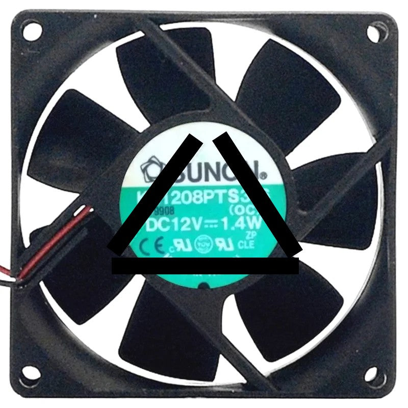 Sunon KD1208PTS3-6 DC 12V 1.4W 2 Wires Axial Cooling Fan