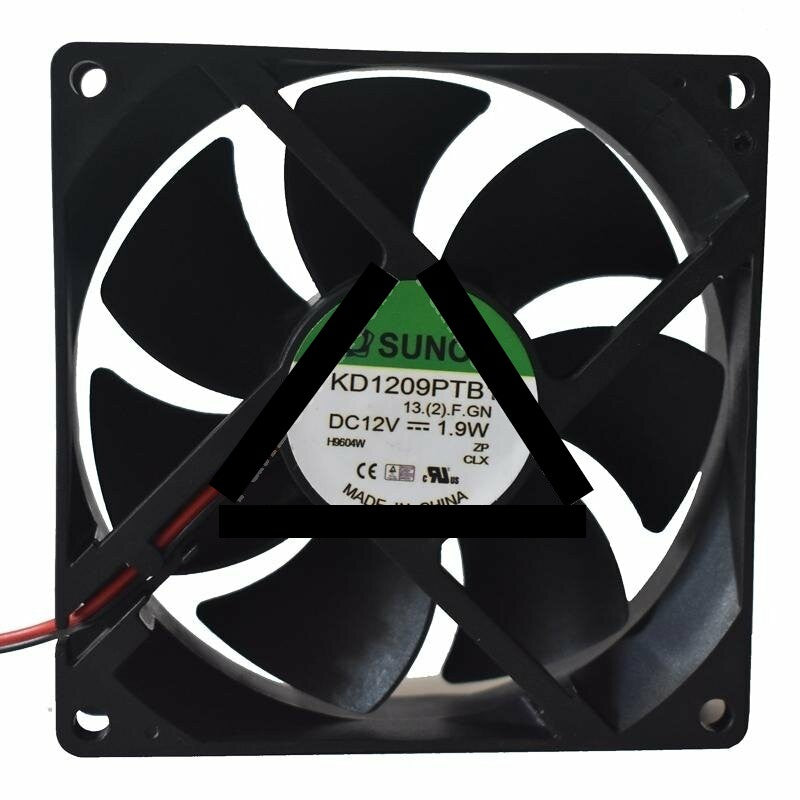 Sunon KD1209PTB1 DC 12V 1.9W 2 Wires / 3 Wires Axial Cooling Fan