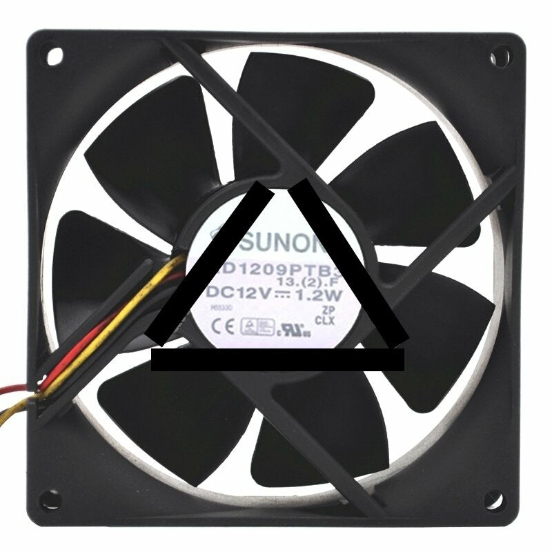 Sunon KD1209PTB3 DC 12V 1.2W 2 Wires / 3 Wires Axial Cooling Fan