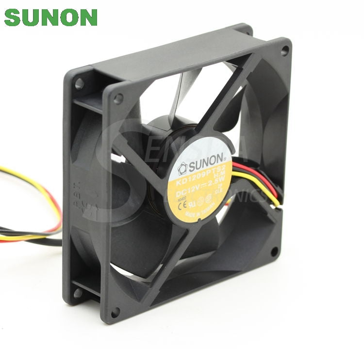 Sunon KD1209PTS2 9225 9025 90mm 9cm DC 12V 2.5W server inverter axial cooling fan
