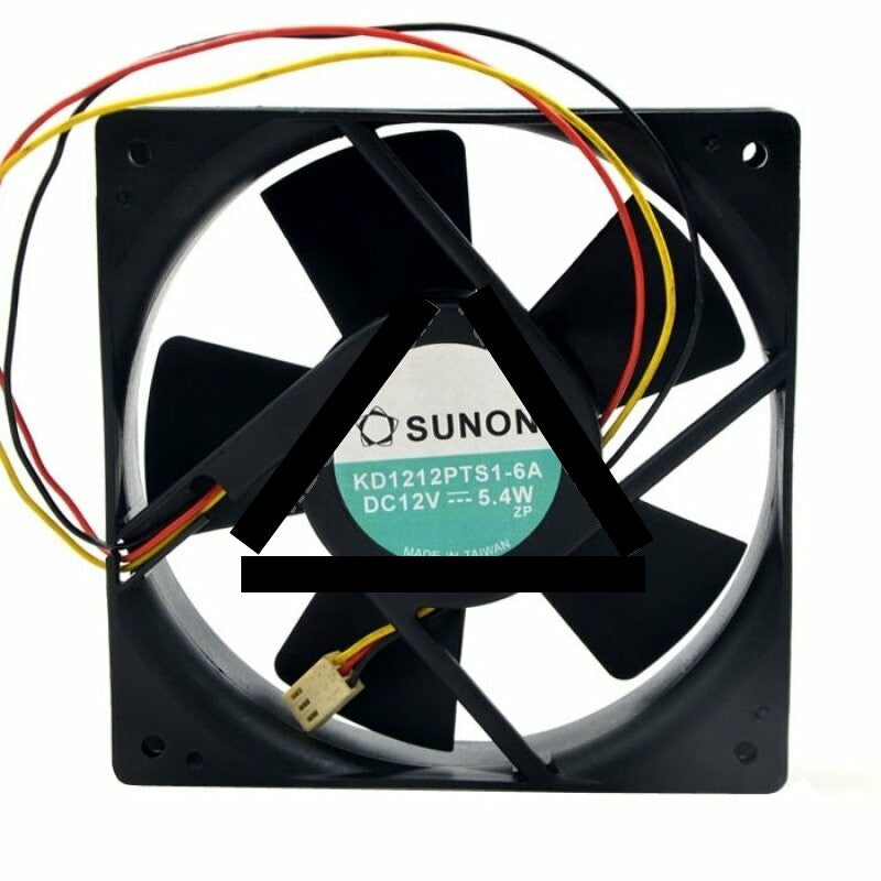 Sunon KD1212PTS1-6A DC 12V 5.4W 2 Wires / 3 Wires Axial Cooling Fan