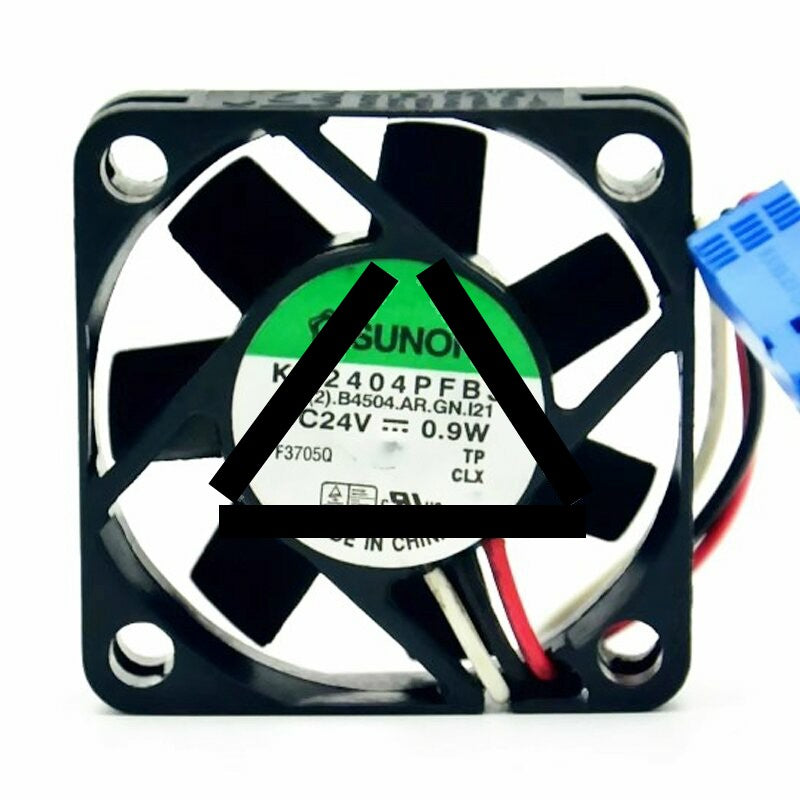 Sunon KD2404PFB3 DC 24V 0.9W 2 Wires / 3 Wires Axial Cooling Fan