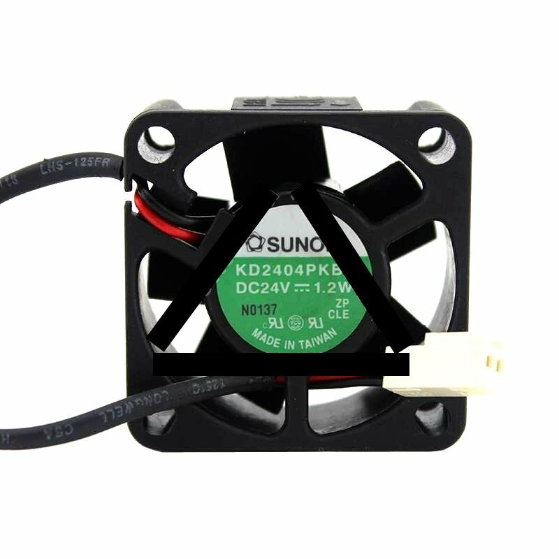 SUNON KD2404PKB2 DC 24V 1.2W 2 Wires Axial Cooling Fan