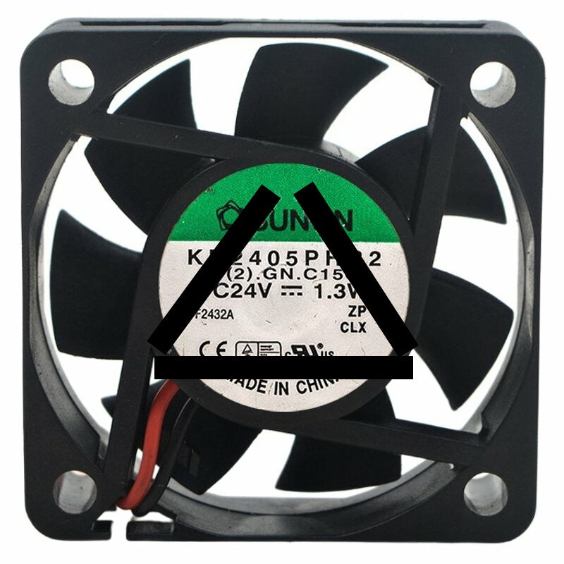 Sunon KD2405PHB2 DC 24V 1.3W 2 Wires / 3 Wires Axial Cooling Fan