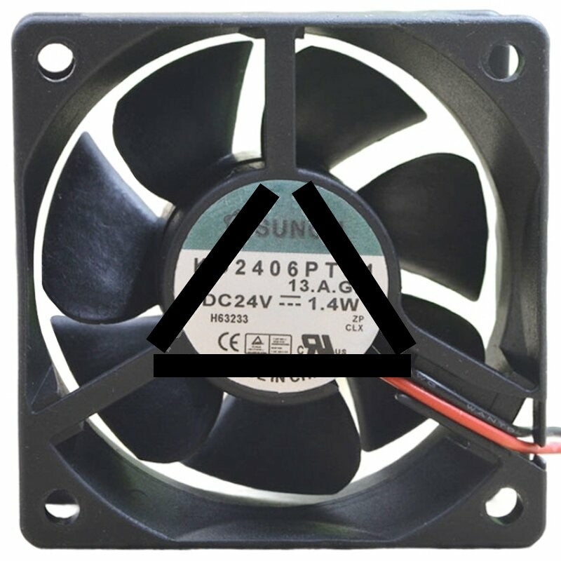 Sunon KD2406PTS1 DC 24V 1.4W 2 Wires 6025 Axial Cooling Fan