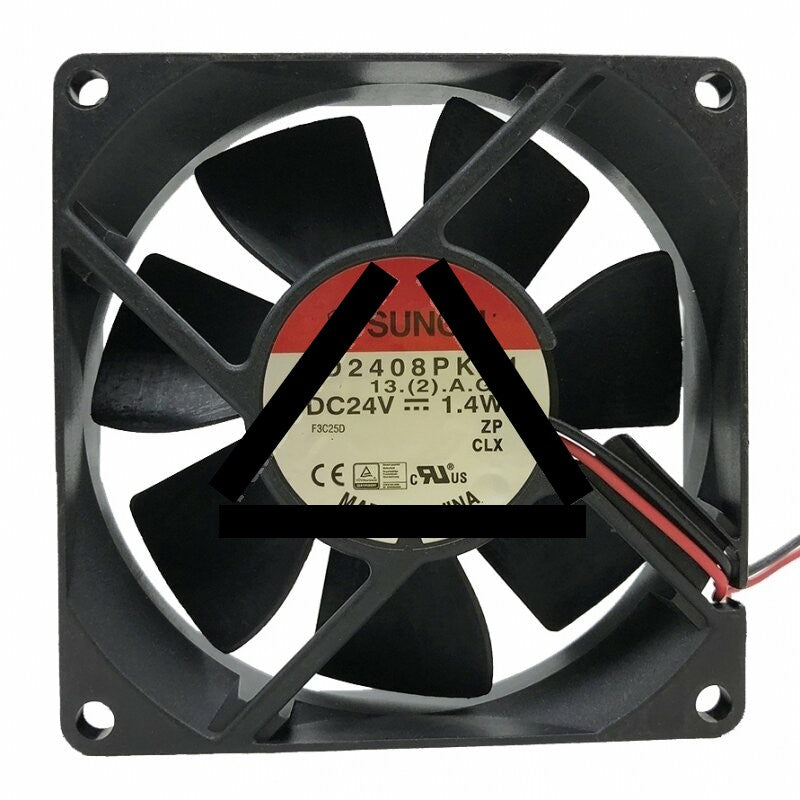 SUNON KD2408PKB1 DC 24V 1.4W 2 Wires / 3 Wires Axial Cooling Fan