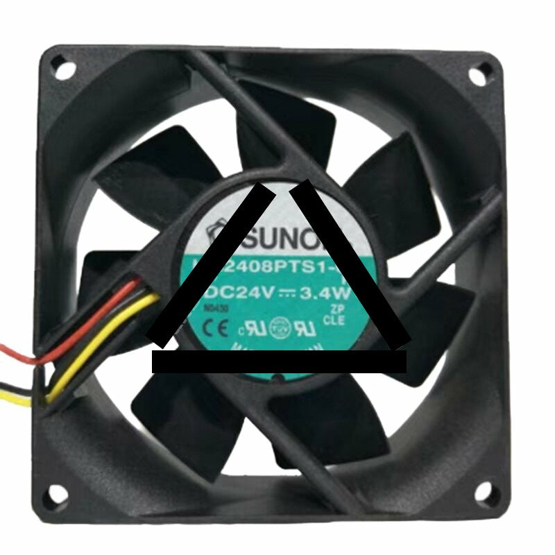 Sunon KD2408PTS1-6A DC 24V 3.4W 8025 Axial Cooling Fan