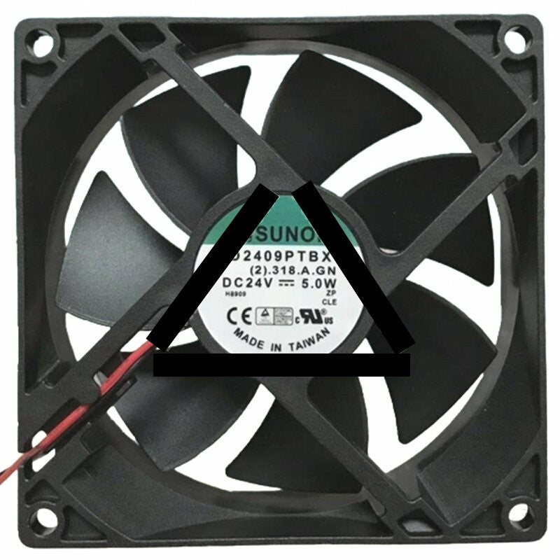 Sunon KD2409PTBX-6 DC 24V 5.0W 2 Wires / 3 Wires Axial Cooling Fan
