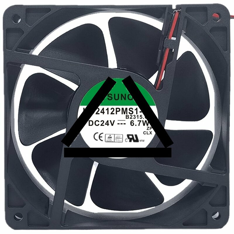 Sunon KD2412PMS1-6A 24V 6.7W 2 / 3 Wires Axial Cooling Fan
