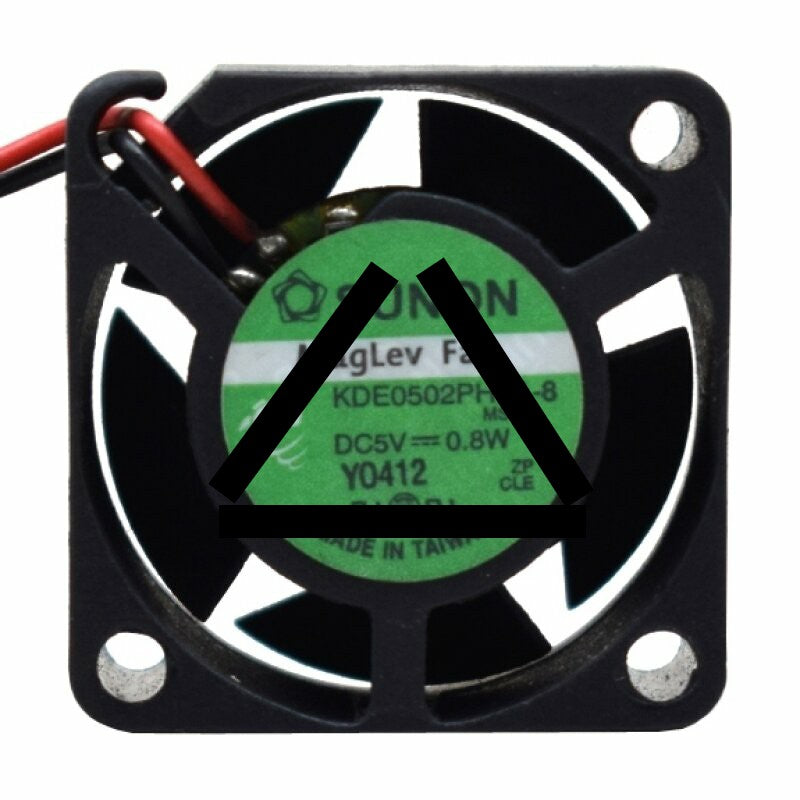Sunon KDE0502PHB1-8 DC 5V 0.8W 2 Wires Axial Cooling Fan