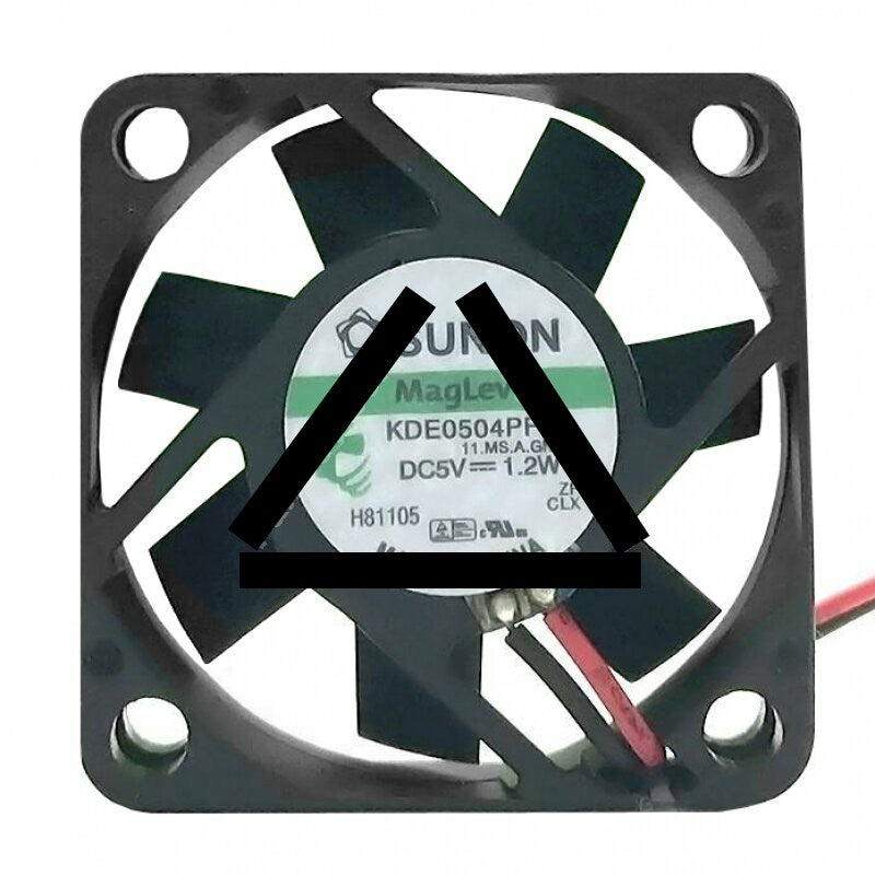 Sunon KDE0504PFV1 DC 5V 1.2W 2 Wires / 3 Wires / 4 Wires Axial Cooling Fan