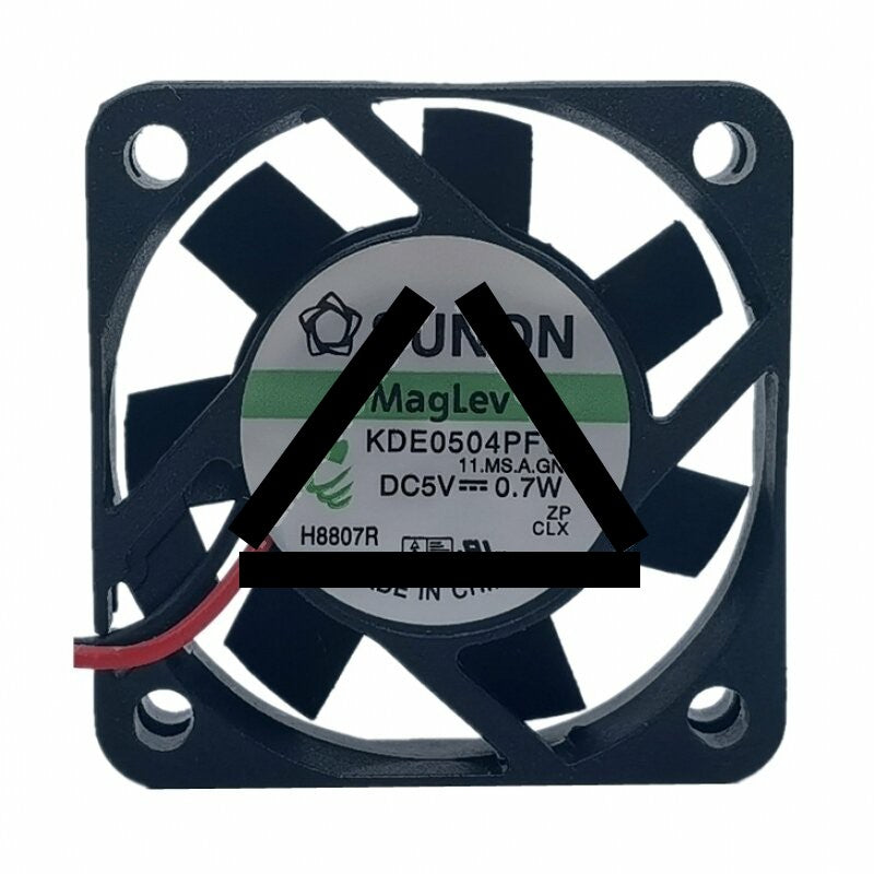 SUNON KDE0504PFV2 DC 5V 0.7W 2 Wires / 3 Wires Axial Cooling Fan