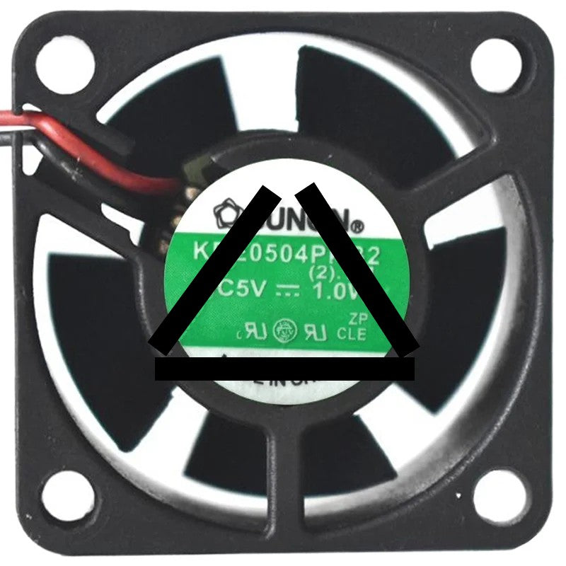 Sunon KDE0504PKB2 DC 5V 1.0W 2 Wires Axial Cooling Fan