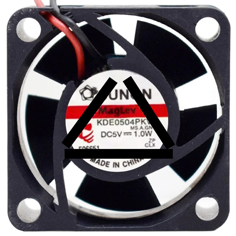 Sunon KDE0504PKV1 5V 1.0W 2 Wires Axial Cooling Fan
