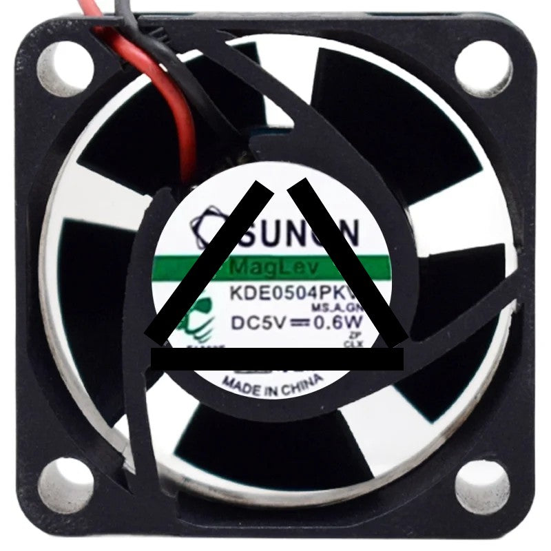 Sunon KDE0504PKV2 5V 0.6W 2 Wires Axial Cooling Fan