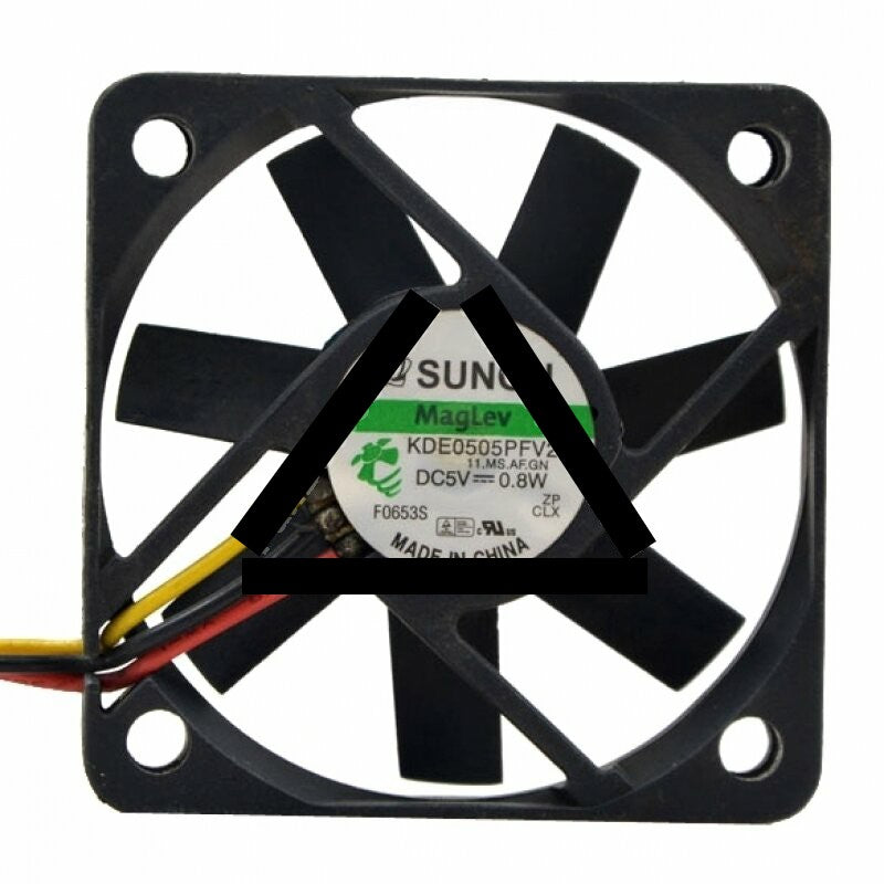SUNON KDE0505PFV2 11.MS.AF.GN DC 5V 0.8W 2 Wires / 3 Wires Axial Cooling Fan