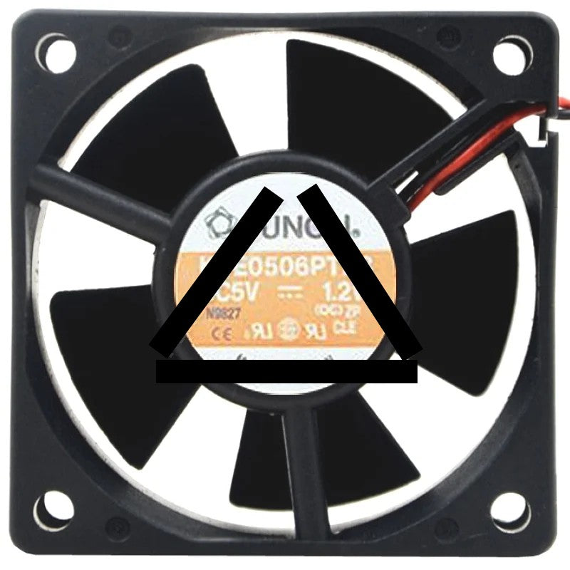Sunon KDE0506PTB3 DC 12V 1.2W 2 Wires Axial Cooling Fan