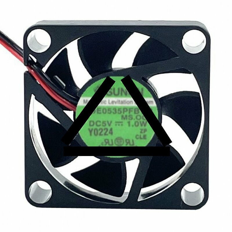 Sunon KDE0535PFB1-8 MS.OC DC 5V 1.0W 2 Wires Axial Cooling Fan