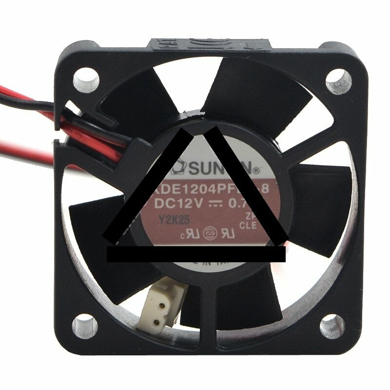 Sunon KDE1204PFB1-8 DC 12V 0.7W 2 Wires Axial Cooling Fan