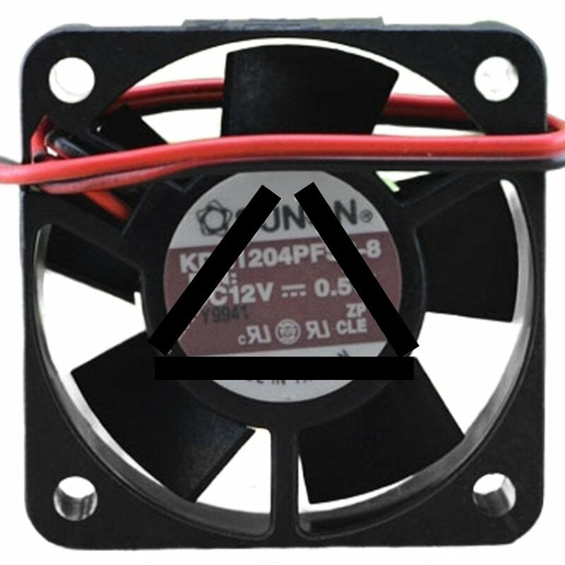 Sunon KDE1204PFS3-8 DC 12V 0.5W 2 Wires 4010 Axial Cooling Fan